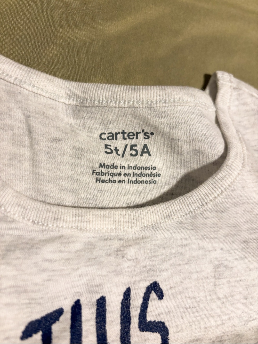 5 Pack of 5T Boys Shirts - Carters, Disney and Children’s Place - Picture 6 of 16